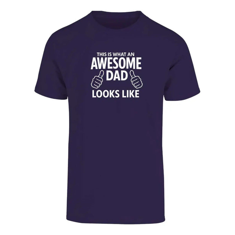 Playera Awesome Dad Día Del Padre  Regalo Original