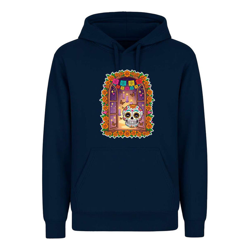 Sudadera Calavera Día De Muertos Ofrenda Tradicional México