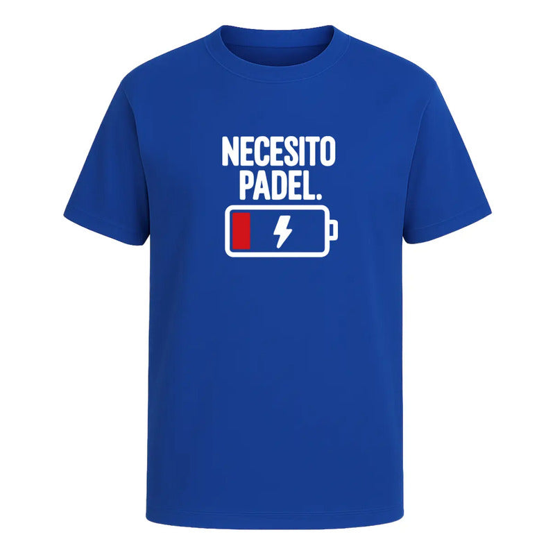 Playera "Necesito Pádel" - Hombre