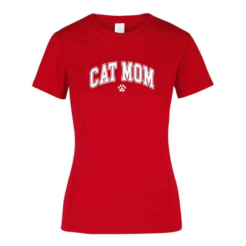 Playera "Cat Mom" Frase - Dama
