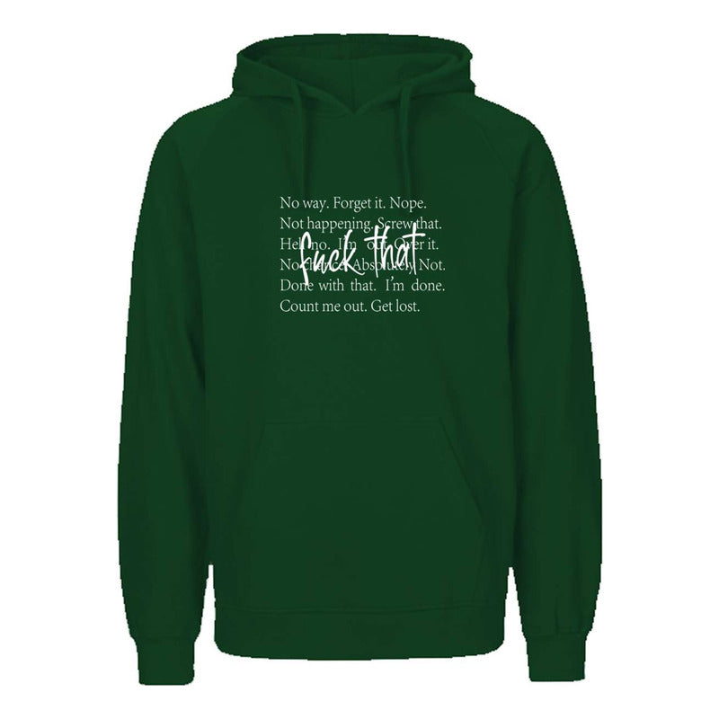 Sudadera Unisex Con Frase Sarcástica Estilo Not Today