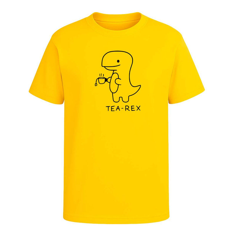 Playera Tea Rex Dinosaurio Con Té Cute Kawaii Regalo Unisex