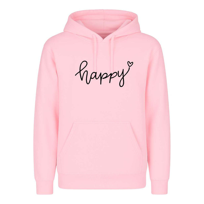 Sudadera Happy Frase Positiva Good Vibes Regalo Unisex