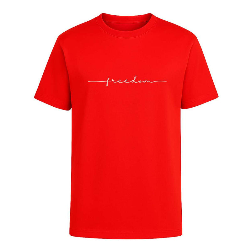 Playera "Freedom" Frase Libertad - Hombre