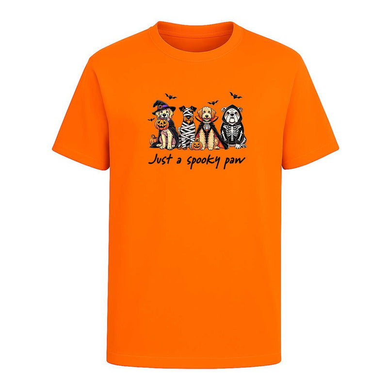 Playera Perros Halloween Unisex Squad Espeluznante Disfraz