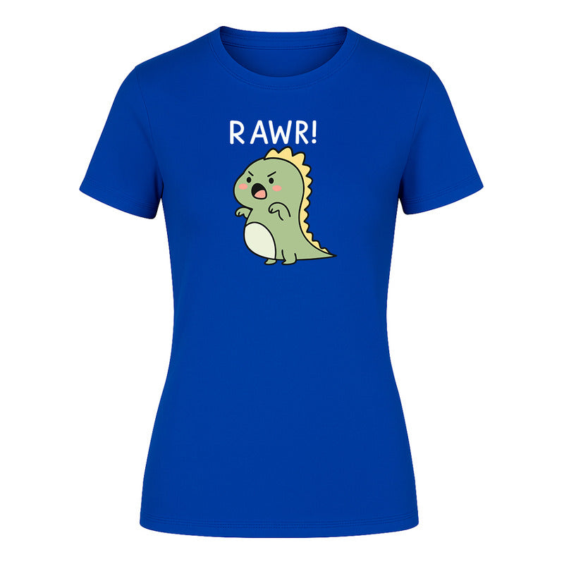 Playera "Rawr" Dinosaurio Kawaii - Dama