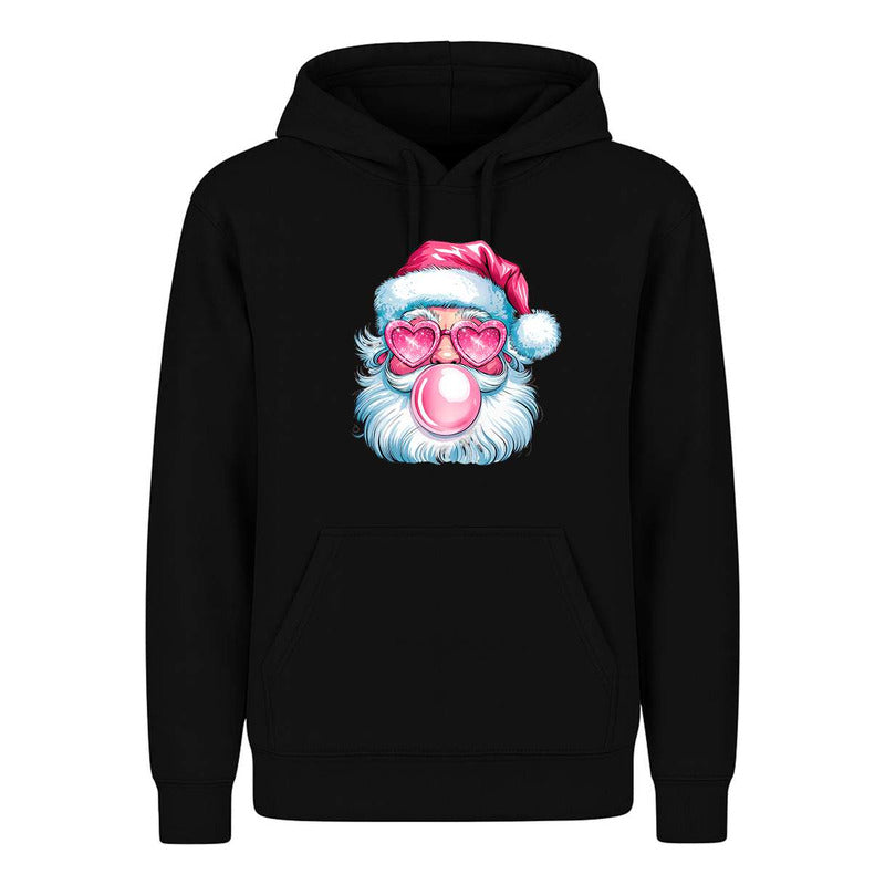 Sudadera Santa Cool Lentes Corazón Chicle Divertida Unisex