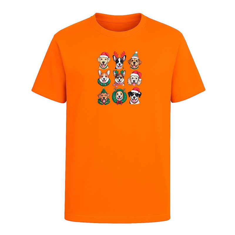 Playera Perros Navideños Dog Lover Santa Regalo Unisex