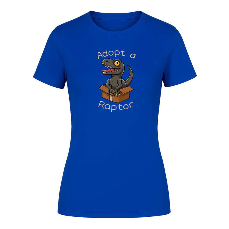 Playera "Adopt A Raptor" Dinosaurios - Dama