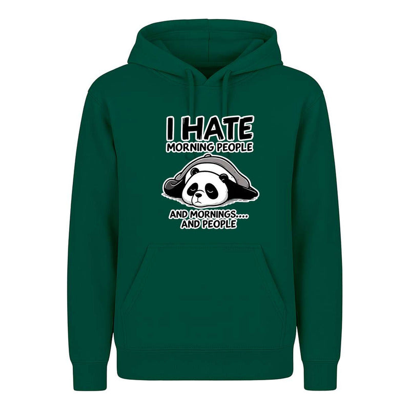 Sudadera I Hate Morning People Panda Meme Broma Unisex
