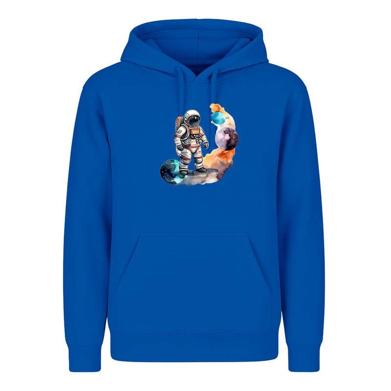 Sudadera Astronauta Acuarela Planeta Espacio Sci-fi Infantil
