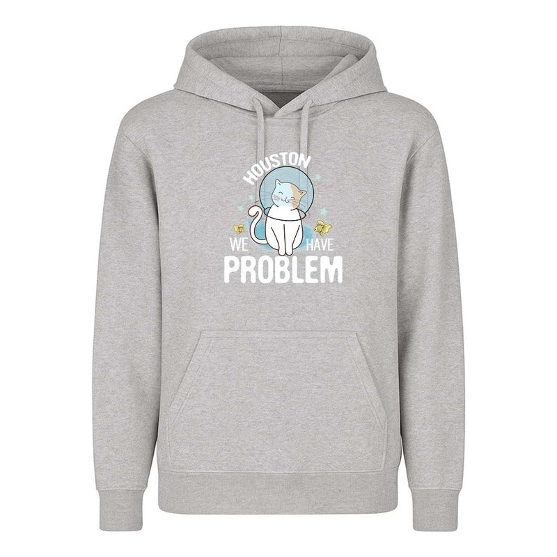 Sudadera Houston We Have Problem Gato Meme Divertida Unisex