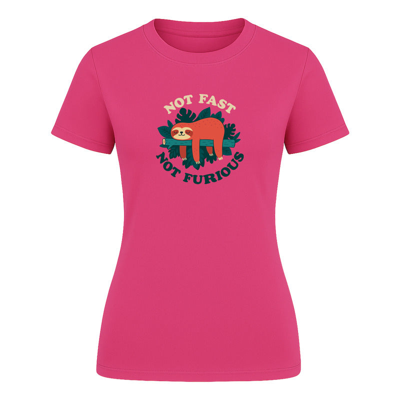 Playera "Not Fast Not Furious" Oso Perezoso - Dama