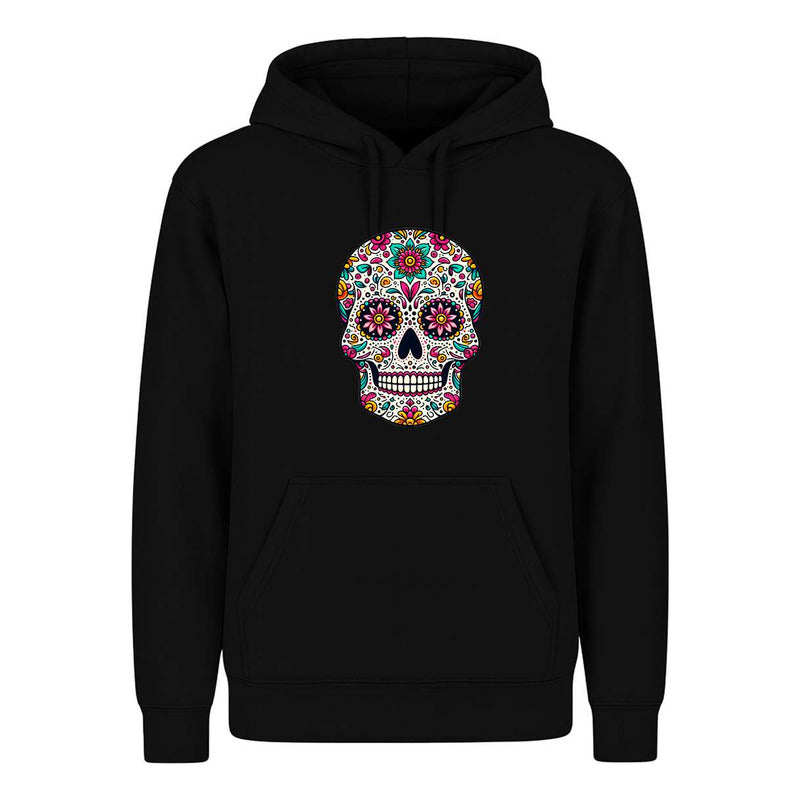 Sudadera Calavera Floral Día De Muertos Infantil Mexicana