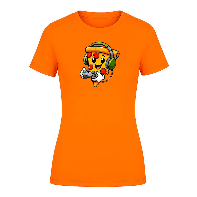 Playera "Pizza Gamer" con Audífonos - Dama