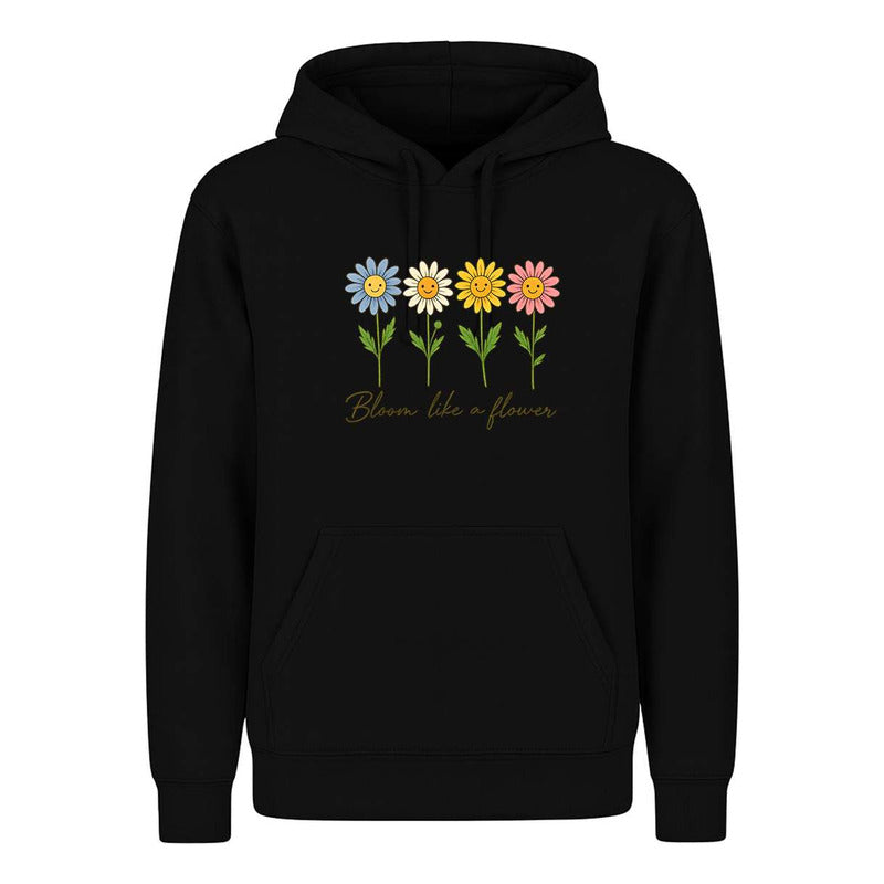 Sudadera Bloom Like A Flower Floral Frase Regalo Infantil