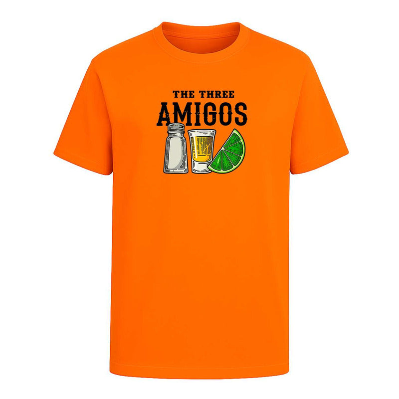 Playera The Three Amigos Tequila Sal Y Limón Fiesta Infantil