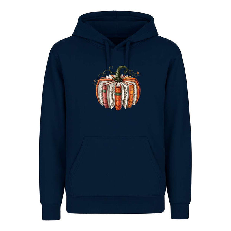 Sudadera Calabaza De Libros Halloween Otoño Regalo Unisex