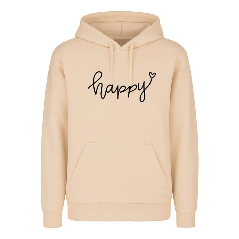 Sudadera Happy Frase Positiva Good Vibes Regalo Infantil