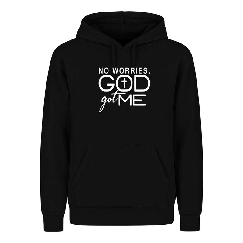 Sudadera No Worries God Got Me Cristiana Fe Oración Unisex
