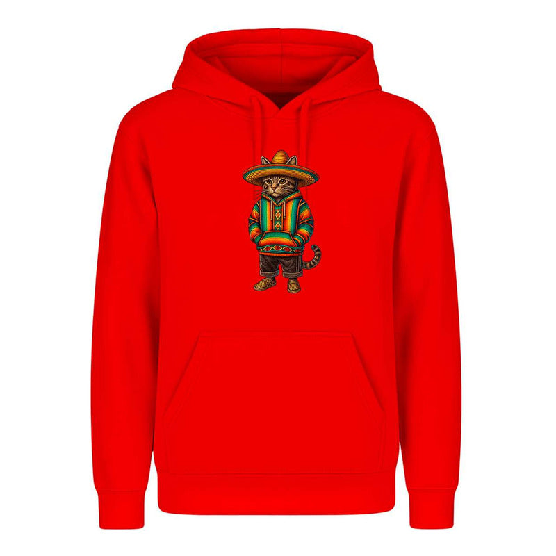 Sudadera Gato Sombrero Mexicano Poncho Divertida Infantil