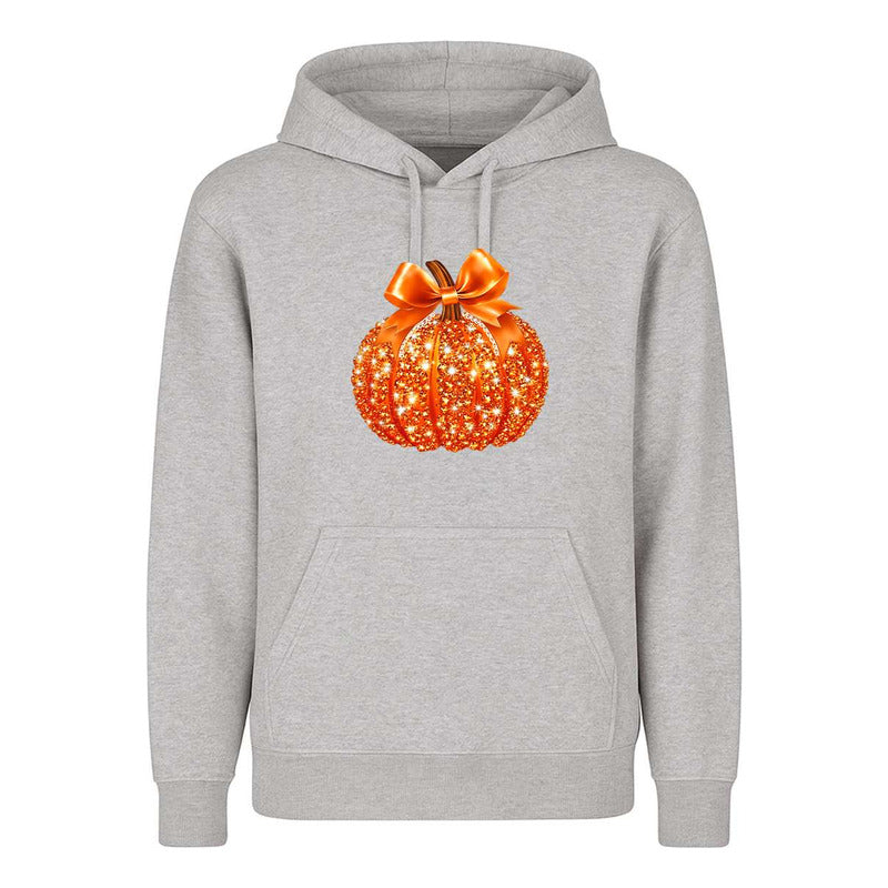 Sudadera Calabaza Brillante Lazo Halloween Fiesta Infantil