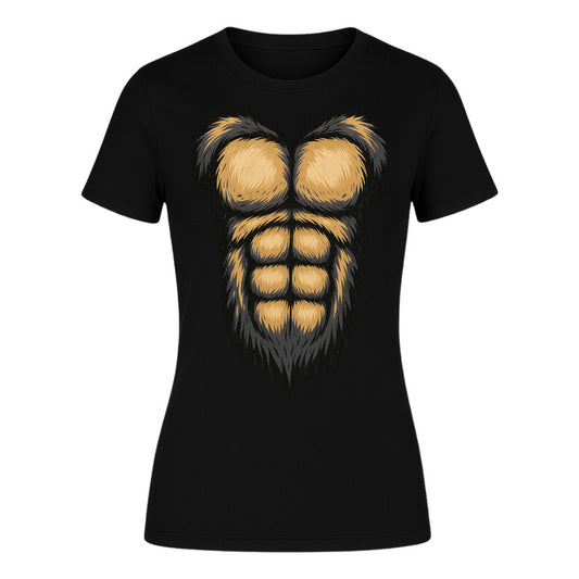 Playera "Disfraz de Gorila" Abdomen Marcado - Dama