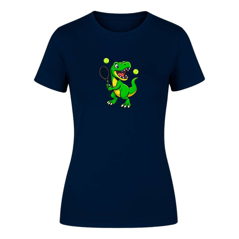 Playera "Dinosaurio Tenista" T-Rex - Dama