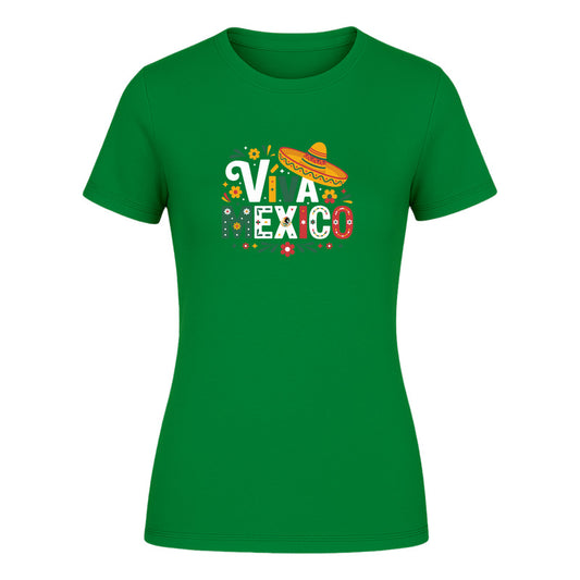 Playera "Viva México" Fiestas Patrias - Dama