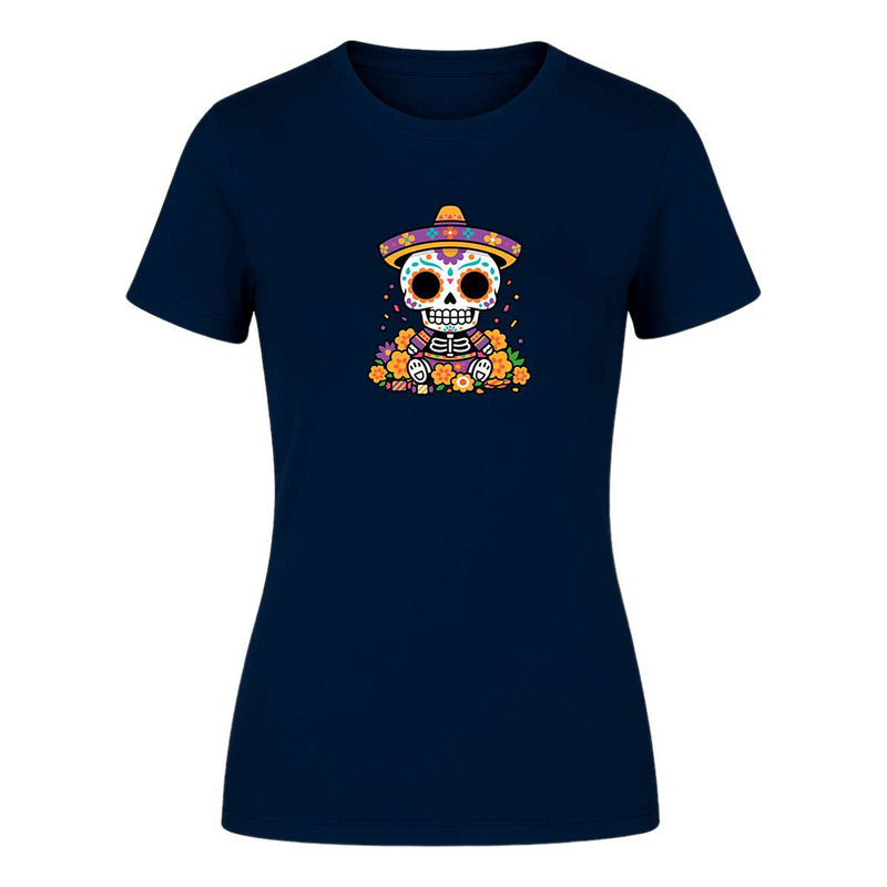 Playera "Calavera Catrín" Día de Muertos - Dama