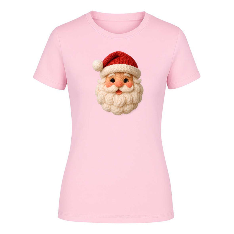 Playera Santa Tipo Knit Cute Navideña Kawaii Regalo Dama