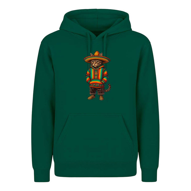Sudadera Gato Sombrero Mexicano Poncho Divertida Infantil