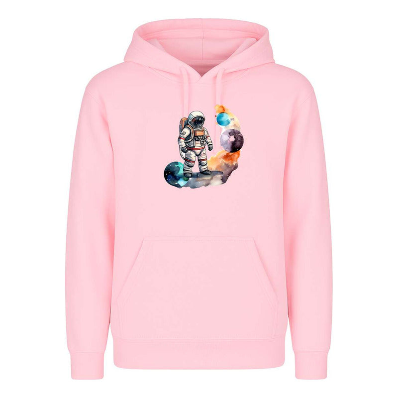 Sudadera Astronauta Acuarela Planeta Espacio Sci-fi Infantil