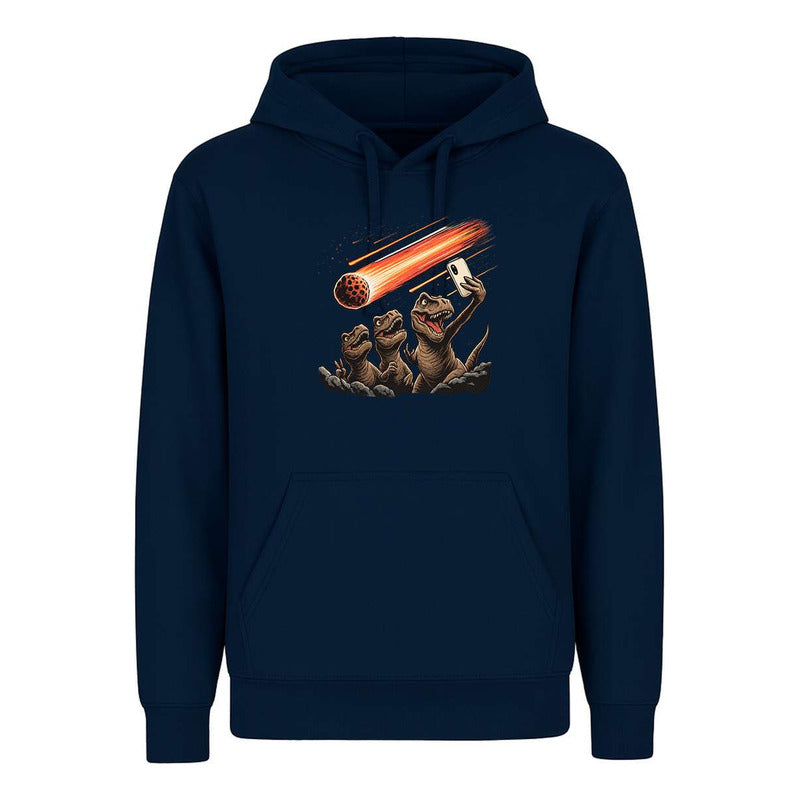 Sudadera Dinosaurios Selfie Meteorito Broma Humor Infantil