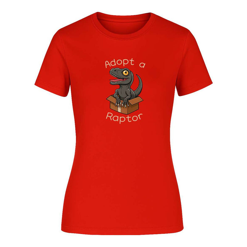 Playera "Adopt A Raptor" Dinosaurios - Dama