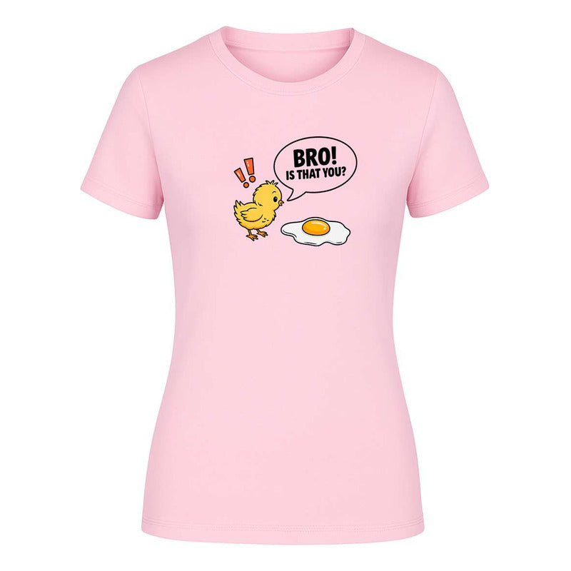 Playera "Bro Is That You" Pollo y Huevo - Dama