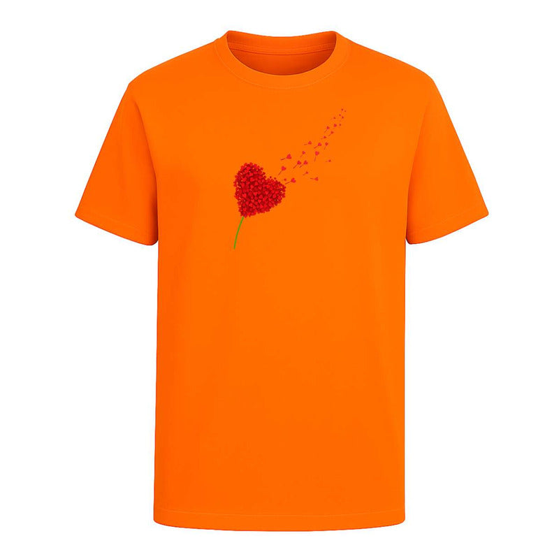Playera "Corazón Flor de Pétalos" - Infantil