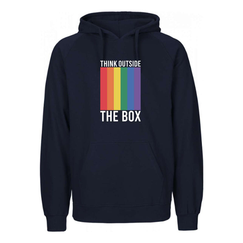 Sudadera Lgbt+ Piensa Fuera De La Caja Orgullo Gay Unisex