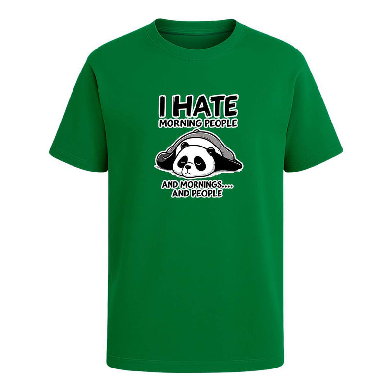 Playera "I Hate Morning People" Panda - Hombre