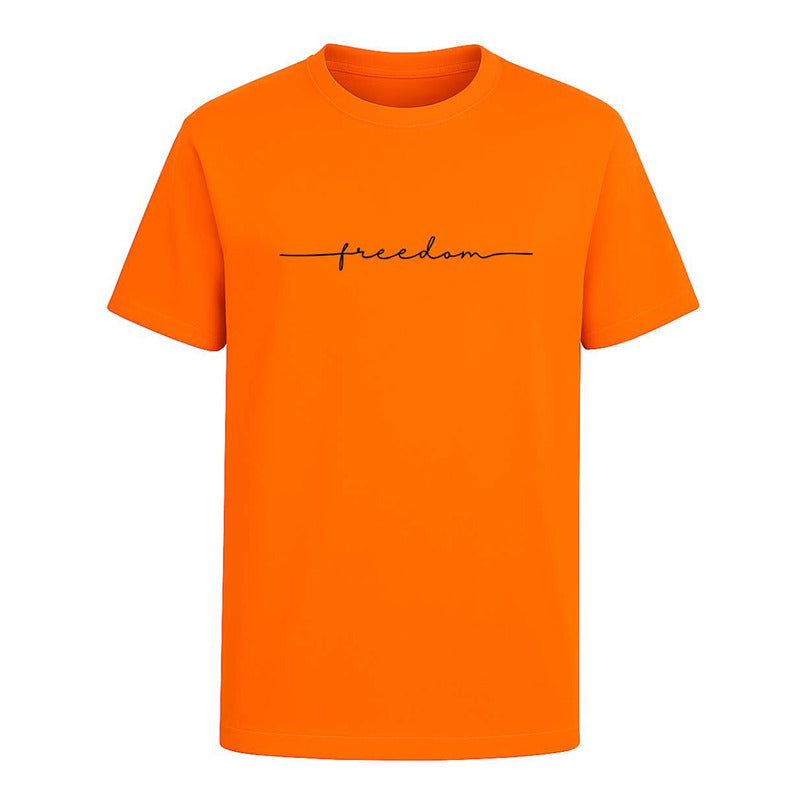 Playera "Freedom" Frase Libertad - Hombre