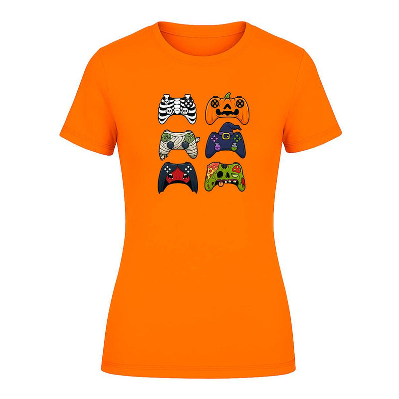 Playera Controles Gamer Halloween Videojuegos Regalo De Dama