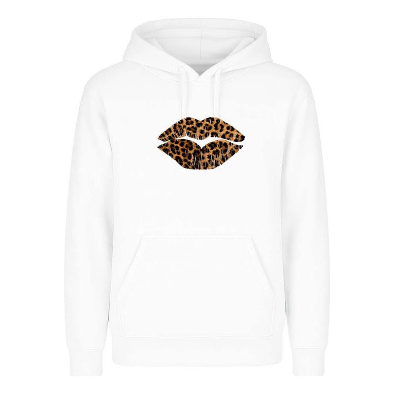 Sudadera Labios Animal Print Beso Sexy Moda Fiesta Unisex