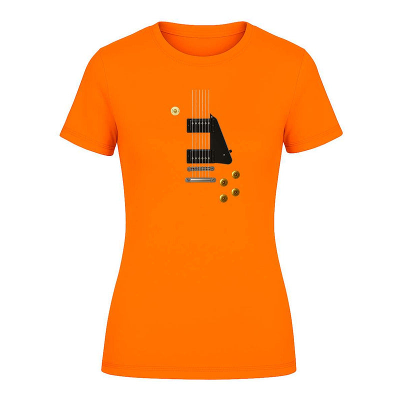 Playera "Guitarra Eléctrica" Rock Metal - Dama