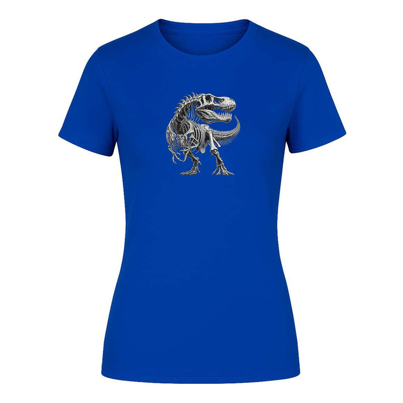 Playera "Esqueleto T-Rex" Fósil - Dama