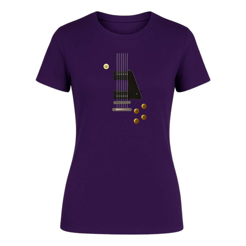 Playera "Guitarra Eléctrica" Rock Metal - Dama