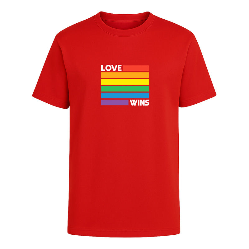 Playera Love Wins Lgbt Arcoíris Orgullo Gay Unisex
