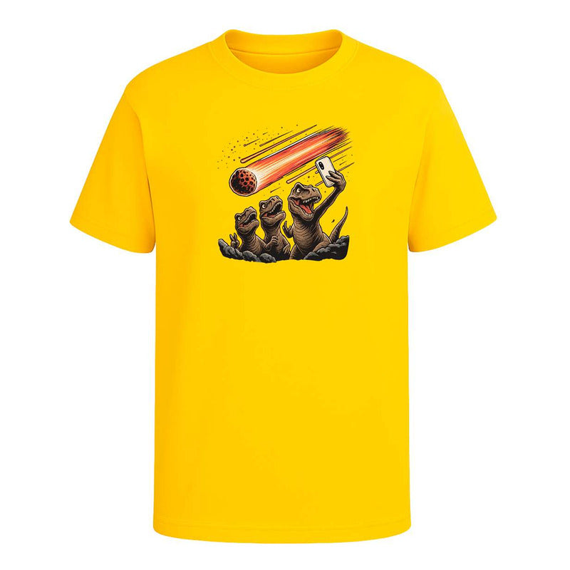 Playera "Dinosaurios Selfie Meteorito" - Infantil