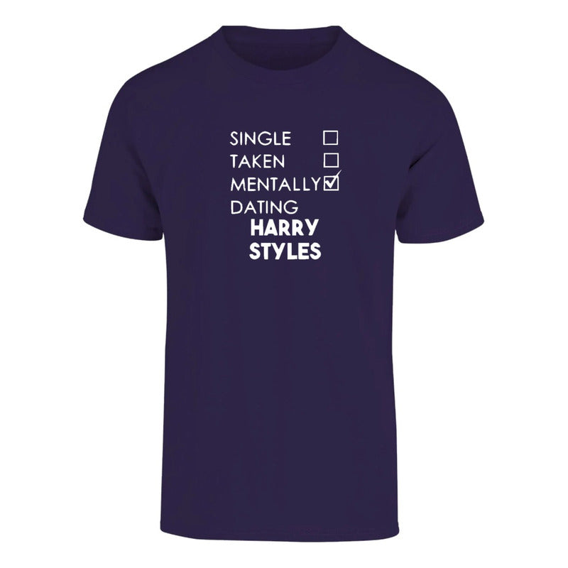 Playera "Fan Harry Styles Mentalmente Novia" - Infantil