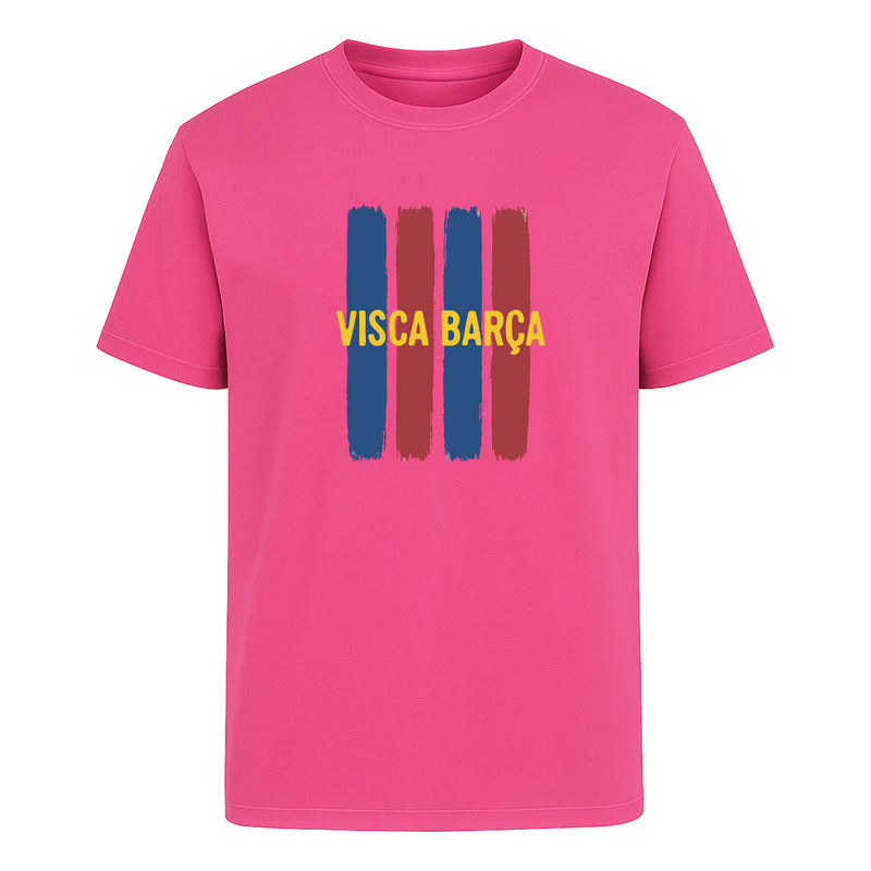 Playera Visca Barça Fútbol Barcelona Fan Colores Unisex