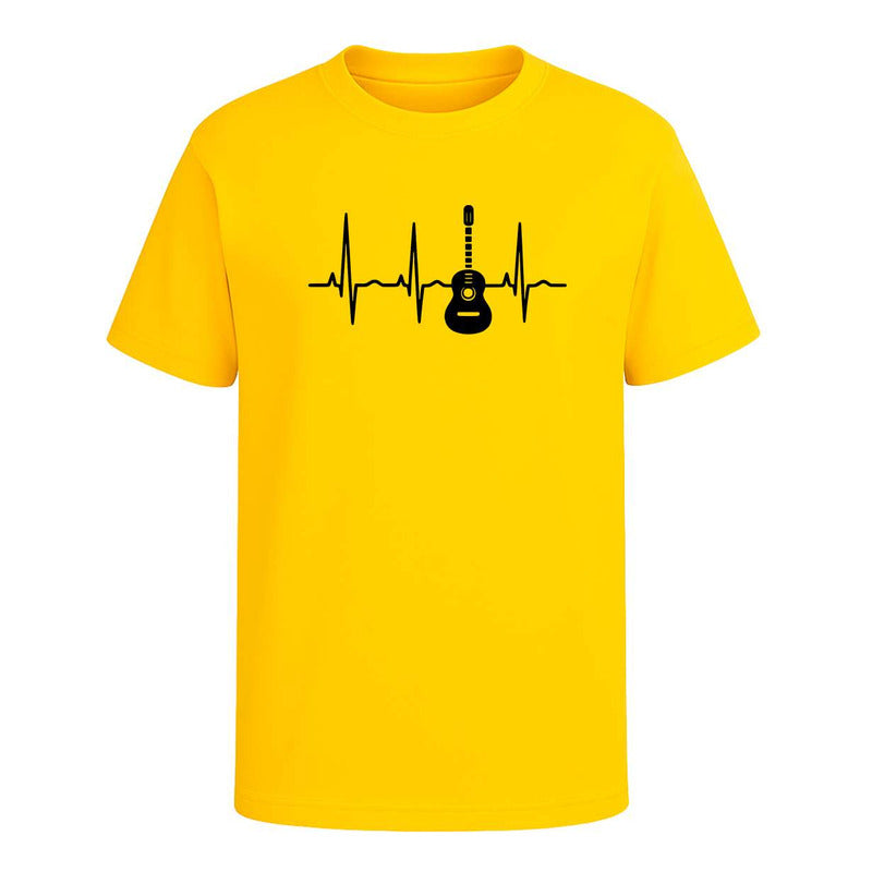 Playera Ritmo Del Corazón Guitarra Rock Fans Música Unisex
